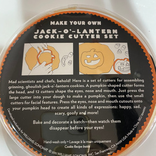 クッキー型　ハロウィン　カボチャオバケ　未使用の画像