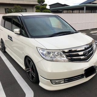 エリシオンSG 四駆　本革　フリップダウン　社外ホイール　車高調の画像