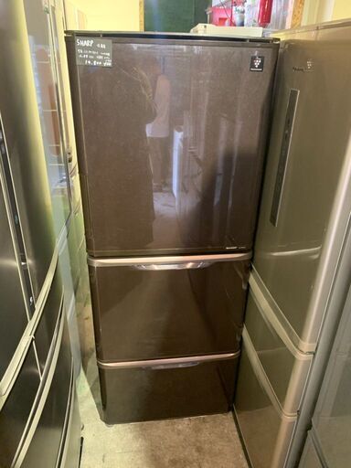 JH00970/SHARP/ノンフロン冷凍冷蔵庫/314L/2012年製