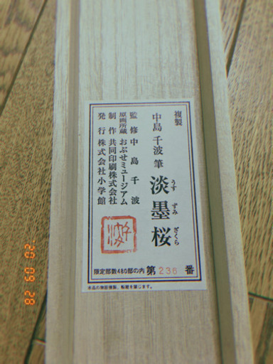 中島千波  淡墨桜