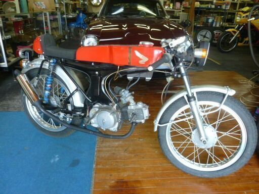 当時物ファイバータンク　CL90　カフェレーサー