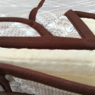 新品未使用　難あり。肌掛け布団　Heathland CHEQUEの画像