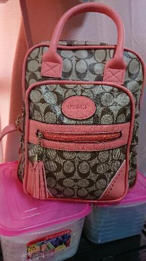 商談中COACHのリュックバッグです