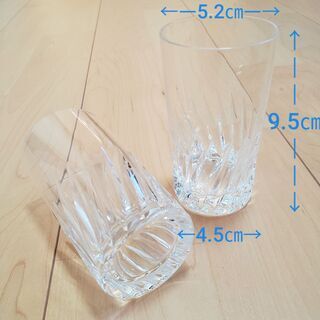 HOYAクリスタル クリスタルグラス 2客セットの画像