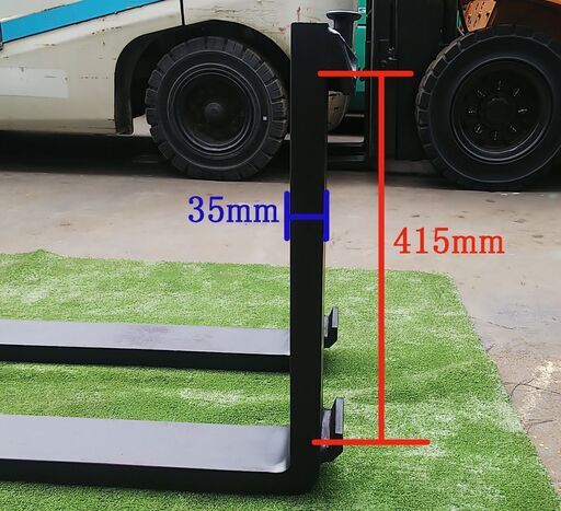 8 中古　フォークリフト　ロングフォーク　1.5t　1520ｍｍ　少しタレあり
