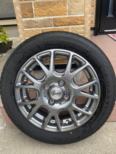 155-65-14 夏タイヤアルミホイール4本セット