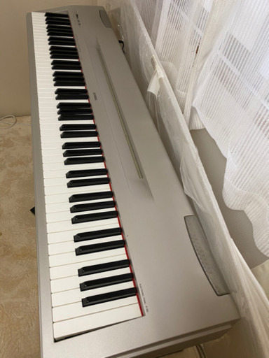 YAMAHA ヤマハ P-60S 電子ピアノ キーボード 専用台  譜面台 ペダル ACアダプタ付き /L3-8094