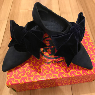 トリーバーチ 新品 リボンパンプス