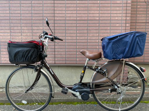 ●ほぼ未使用品 パナソニック Panasonic BE-ELD635T2 [電動アシスト自転車 ビビ・DX26 26型 16Ah 内装3段変速 ビターブラウン 2019年モデル