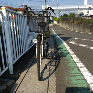 【 中古自転車】26インチ  白 (ホワイト)  