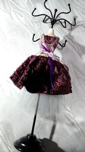 ☆新古品☆　パープルドレス・スタンド