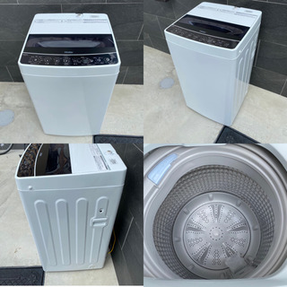 ◆京都市内設置、送料無料◆ 2019年製 美品家電4点セット 冷蔵庫 洗濯機 電子レンジ トースターの画像