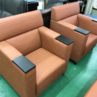 【愛品館八千代店】業務用　未使用　応接ソファ3点セット【愛八SF】の画像
