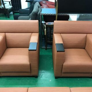 【愛品館八千代店】業務用　未使用　応接ソファ3点セット【愛八SF】の画像