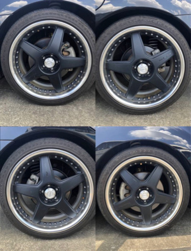 レーベンハート レーシングハート TYPE-CXR マットブラック 19×8J +42 PCD100 ＋ATR SPORT 225/40-19　レガシィ インプレッサ他
