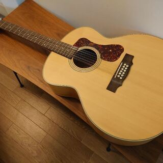 新古品 12弦ギター Guild F2512E アコギ 市場価格約8万円（保証、専用ソフトケース付） ギルド 12弦アコースティックギター エレアコの画像