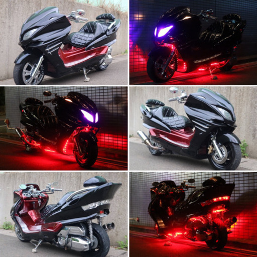 【YAMAHA マジェスティ】★大人気！ツートンカラー★メッキホイール‼︎フルカス