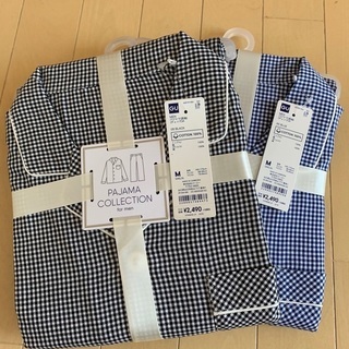 男性用パジャマ　Mサイズ新品(2枚組半額)