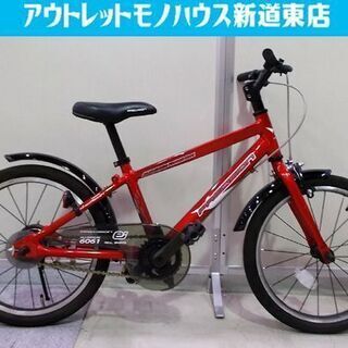 子ども用自転車 18インチ 赤 d-bike dバイク 18インチ 子供自転車 赤