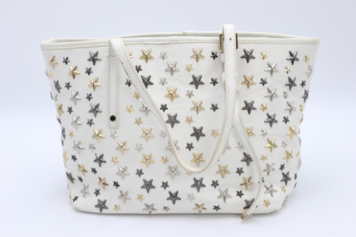 《 JIMMY CHOO/ソフィア トートバッグ》 ABランク スタースタッズ