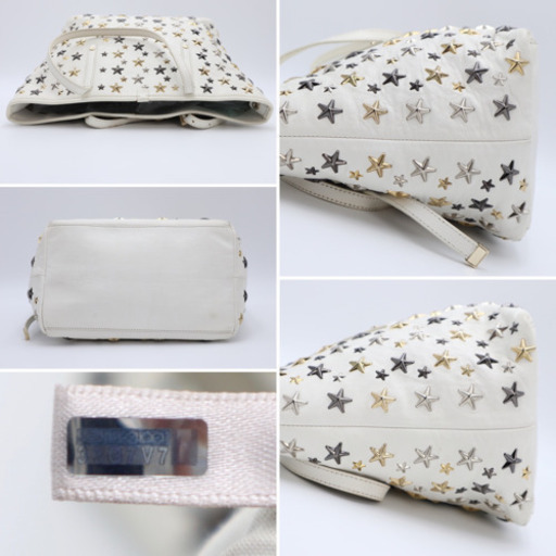 《 JIMMY CHOO/ソフィア トートバッグ》 ABランク スタースタッズ