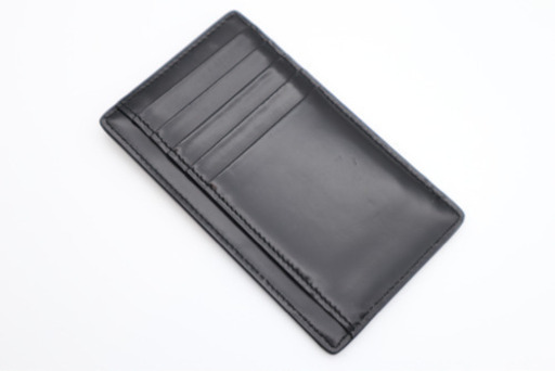 《BALENCIAGA/カードケース》バレンシアガロゴ ブラック Aランク 極美