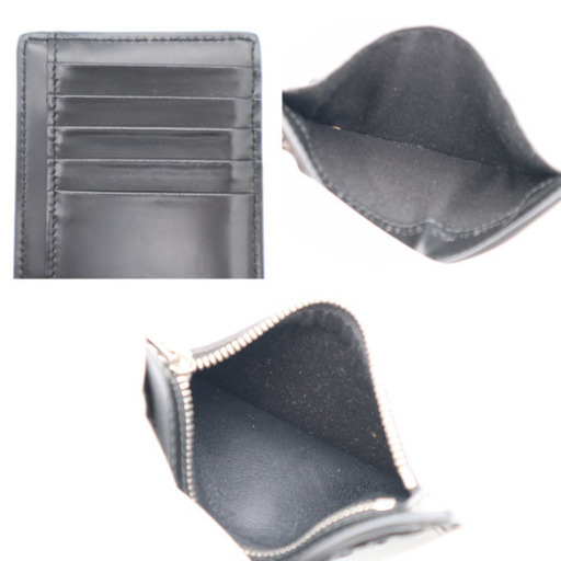 《BALENCIAGA/カードケース》バレンシアガロゴ ブラック Aランク 極美