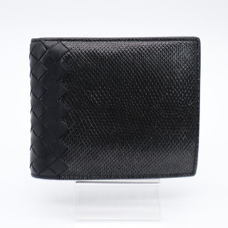 《BOTTEGA VENETA/リザード 二つ折り財布》ABラン...