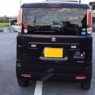 美車　スペーシア　HYBRID X  ブラウンメタリック　ワンオーナーの画像