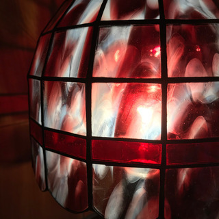 ステンドグラス　照明　ランプ　インテリア　雑貨　アンティーク　ヴィンテージの画像