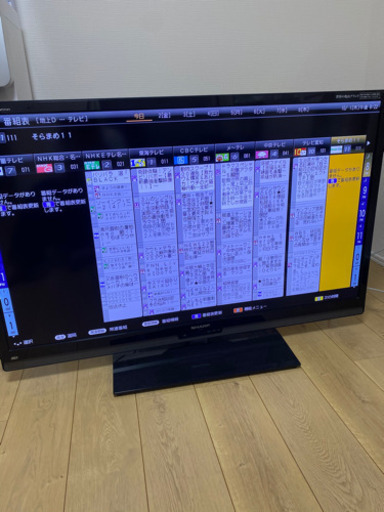 値下げ！！SHARP 2011年式　46V型ワイドテレビ