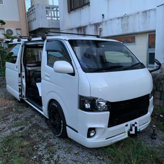 ハイエース200系　ワイドバイザー