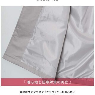 【新品】【選べるサイズ】トレンチコート スプリングコート レディース コート アウター ロング 大きいサイズ カジュアル 通勤 春 秋 冬 フード付き  グレーの画像