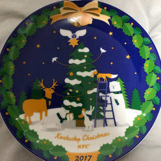 2017年ケンタッキークリスマスプレート