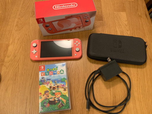 ニンテンドースイッチライト　あつ森セット　コーラル　Nintendo Switch Lite