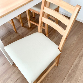 IKEA ダイニングテーブル チェア4脚セット