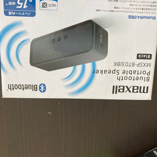 maxell bluetooth portable speaker 新品未開封値下げの画像