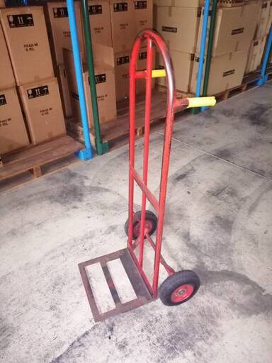 【中古品】鉄製キャリーカート