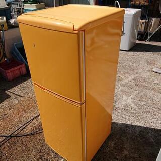 無料！アクア 2ドア冷蔵庫 黄色 の画像