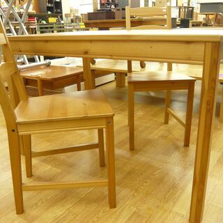 イケア/IKEA ダイニングセット イス2脚 ヨックモック/JOKKMOKK 長さ118