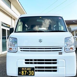 ☆27年式エブリイバン★ホワイト☆車検3年11月末まで★リースア...