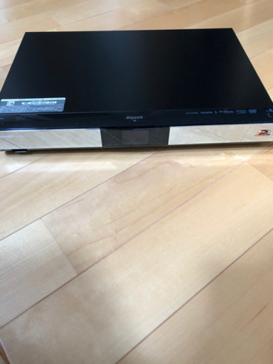 【取引中】SHARP ブルーレイディスクレコーダー　※難あり