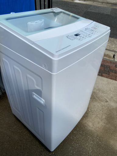 超オススメ品❗ニトリ 洗濯機 2019年❗6.0kg 風乾燥 ステンレス槽 ガラス蓋 ホワイト NTR60(0930c)