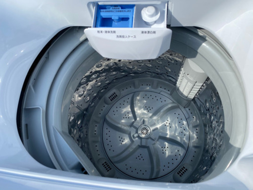 超オススメ品❗ニトリ 洗濯機 2019年❗6.0kg 風乾燥 ステンレス槽 ガラス蓋 ホワイト NTR60(0930c)