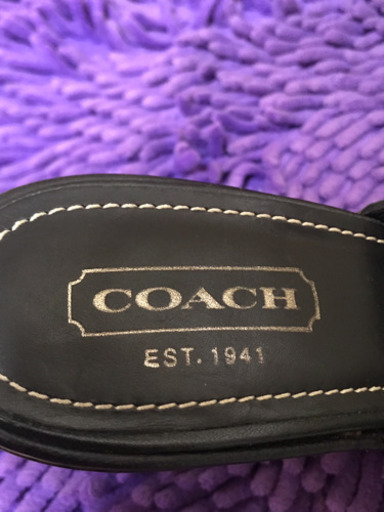 ♦️超美品♦️COACH シグネチャー ミュールサンダル