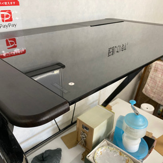 ガラスデスク　PCデスク　中古　リサイクルショップ宮崎屋21.3.19の画像
