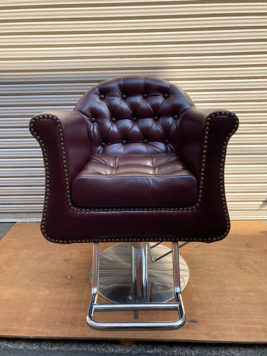 ②【中古】ビューティーガレージ　スタイリングチェア『MASSIMO マッシモ 』