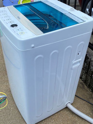 2018年製！ハイアール 4.5kg 全自動洗濯機　ホワイトHaier JW-C45A-W(0930c)