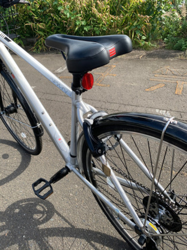 自転車　27インチ　ほぼ新品　七段変速付