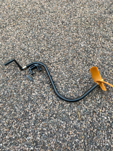 手動　プロペラ　船外機　ボート